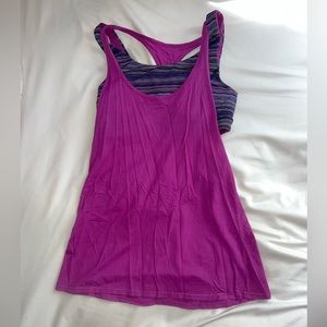 LULULEMON workout too with attached sports bra